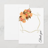 フラッエレガントトサンキューカード サンキューカード (正面/裏面)