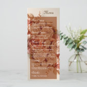 フラッエレガントト結婚付きフラットメニュー3D メニュー (スタンド正面)