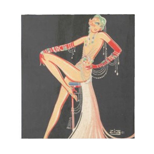 フラッエレガントパー ノートパッド (正面)