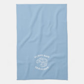 フラッキーと素晴らしいクロワッサンフランスのト キッチンタオル (縦)