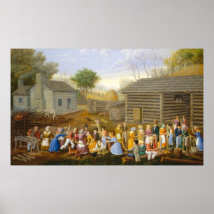 フラックススキャッチングビー – リントンパークファインアートポスター ポスター