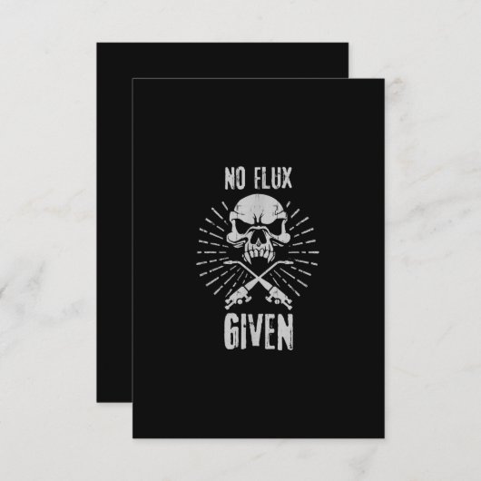 フラックス与え接おもしろい接なし |ウェー最高のダーギフト サンキューカード (正面/裏面)