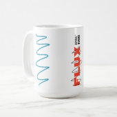 「フラックス旋回」コーヒーマグ コーヒーマグカップ (正面左)