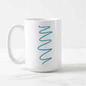 「フラックス旋回」コーヒーマグ コーヒーマグカップ (左)