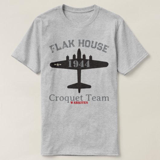 フラックハウス・クロッケー・チーム B-17 Tシャツ (デザイン正面)
