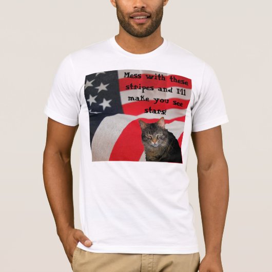 フラッグとの混乱Make You See Starsミーム Tシャツ (正面)