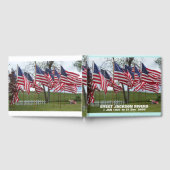 フラッグとクロス軍隊メモリアル ゲストブック (全面)