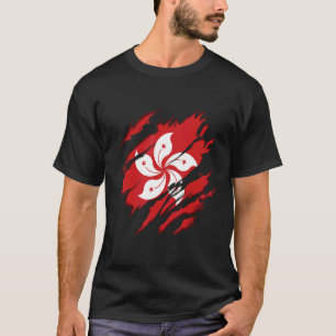 フラッグアイデンティティプライド伝統香港 Tシャツ