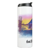 *~*フラッグアメリカンオールドバーンゴーブレスアメリカAP16 タンブラー (回転左)