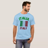 フラッグイタリアオリジナルスポーツファンクラブ Tシャツ (正面フル)