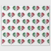 フラッグイタリアンイタリアデザイン ラッピングペーパー (フラット)