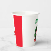 フラッグイタリアンエンブレム紙カップ 紙コップ (左)