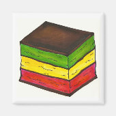 フラッグイタリアンセブンレイヤレインボークッキーペストリー マグネット (正面)