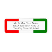 フラッグイタリアンレストラン ラベル (正面)