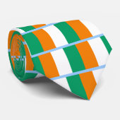 フラッグオブアイボリーコーストラコートジボワール ネクタイ (ロール)