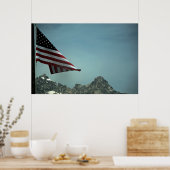 フラッグオーバートンプリント ポスター (キッチン)