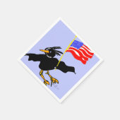 フラッグカクテルナプキンのフライイン スタンダードカクテルナプキン (角)