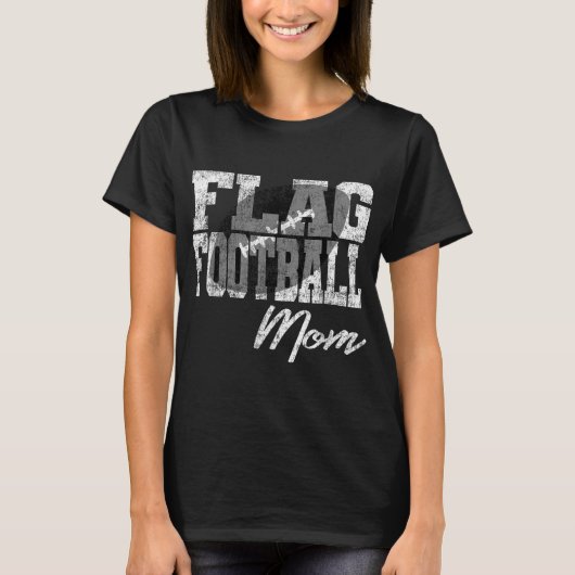 フラッグサッカーママ Tシャツ (正面)