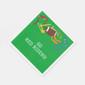 フラッグサッカー宴会シーズンの終わりパーティー スタンダードランチョンナプキン (角)