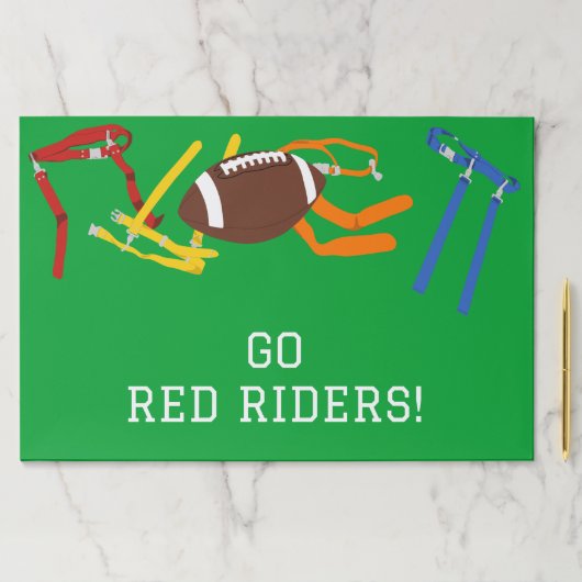 フラッグサッカー宴会シーズンの終わりパーティー ペーパーパッド (インサイチュ)