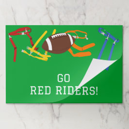 フラッグサッカー宴会シーズンの終わりパーティー ペーパーパッド