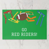 フラッグサッカー宴会シーズンの終わりパーティー ペーパーパッド (正面)