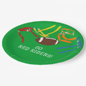 フラッグサッカー宴会シーズンの終わりパーティー ペーパープレート (アングル)