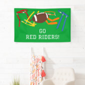 フラッグサッカー宴会シーズンの終わりパーティー 横断幕 (インサイチュ)