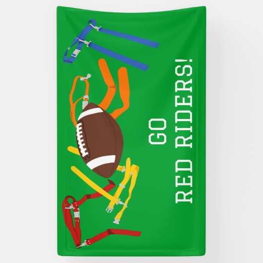 フラッグサッカー宴会シーズンの終わりパーティー 横断幕 (縦)