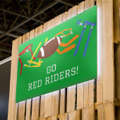 フラッグサッカー宴会シーズンの終わりパーティー 横断幕