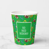 フラッグサッカー宴会シーズンの終わりパーティー 紙コップ (正面)