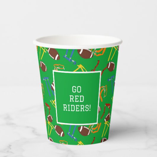 フラッグサッカー宴会シーズンの終わりパーティー 紙コップ (正面)