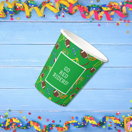 フラッグサッカー宴会シーズンの終わりパーティー 紙コップ