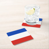 フラッグシュレスウィヒ – ホルシュタイン広場紙コースター スクエアペーパーコースター (インサイチュ)