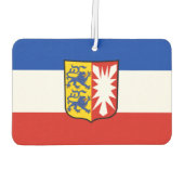 フラッグシュレスウィヒ – ホルシュタイン カーエアーフレッシュナー (裏面)