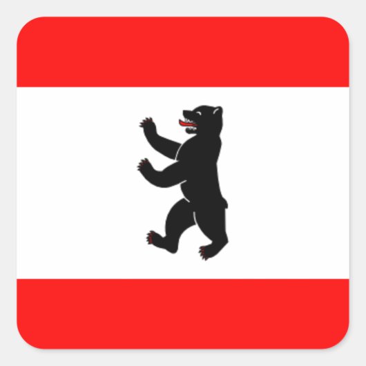 フラッグジュファーネベルリンドイツ スクエアシール (正面)