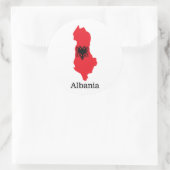 フラッグスとアルバニア諸国 ラウンドシール (バッグ)