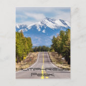 フラッグスタッフの近くのアリゾナのハンフリーのピーク山 ポストカード (正面)