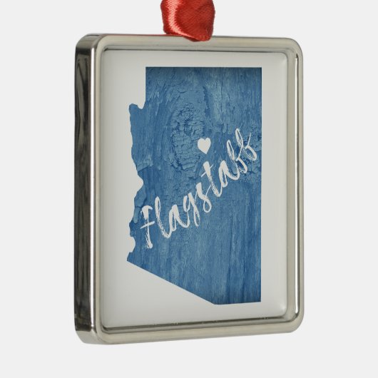 フラッグスタッフアリゾナ木目 メタルオーナメント (右)