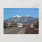 フラッグスタッフ越しにサンフランシスコ山脈 ポストカード (正面)