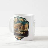 フラッグスタッフ, アリゾナ | ビンテージ コーヒーマグカップ (正面左)