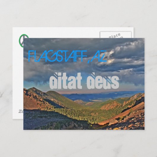 フラッグスタッフ、AZポストカード ポストカード (正面/裏面)