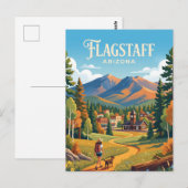 フラッグスタッフ USA ポストカード (正面/裏面)