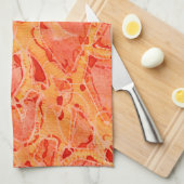 フラッグストーンオレンジ キッチンタオル (四つ折り)