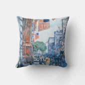 フラッグスフィフスアベニューバイチルドハサムヴィンテージアート クッション (裏面)