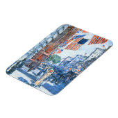 フラッグスフィフスアベニューバイチルドハサムヴィンテージアート マグネット (左側)