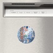 フラッグスフィフスアベニューバイチルドハサムヴィンテージアート マグネット (インサイチュ (食洗機))