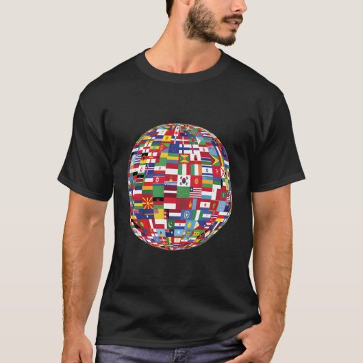 フラッグスワールドマップアトラス Tシャツ (正面)