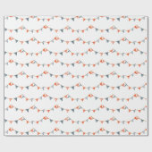 フラッグス航海のベビーシャワー ラッピングペーパー (フラット)