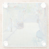 フラッグズマネファインアート絵画ズ ガラスコースター (裏面)